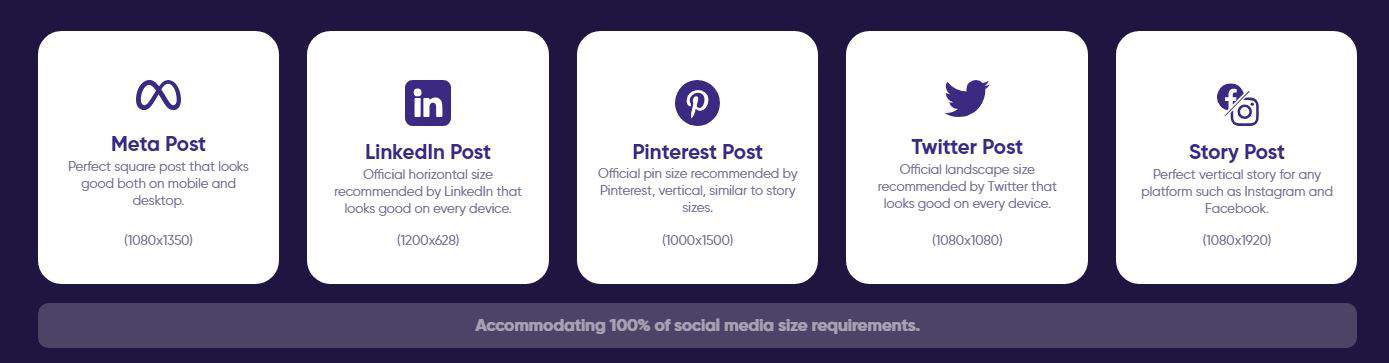 Social-media-post ขอบคุณที่มาภาพจาก https://www.adcreative.ai/